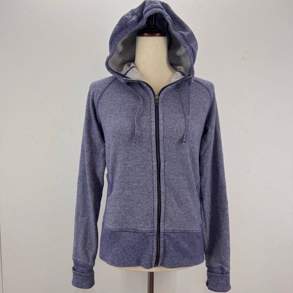 Patagonia Cloud Stack Blue Hoodie Zip Up Jacket Women's M Active Sporty Gorpcore